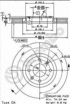 snjat-zamena-09.8760.11-disk-tormoznoj-standard-pered